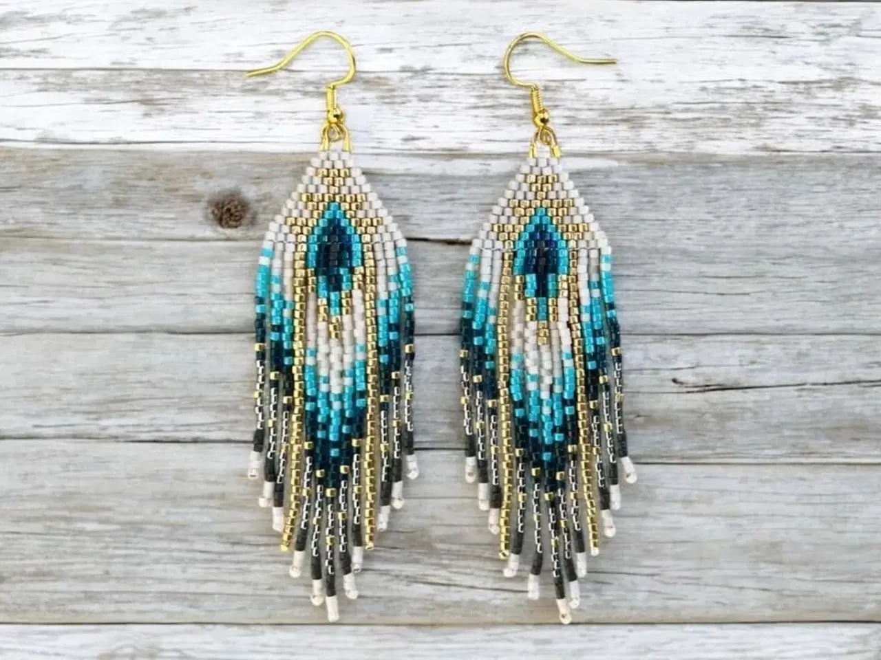 Billede 3 - Grønlandske øreringe, håndlavede 