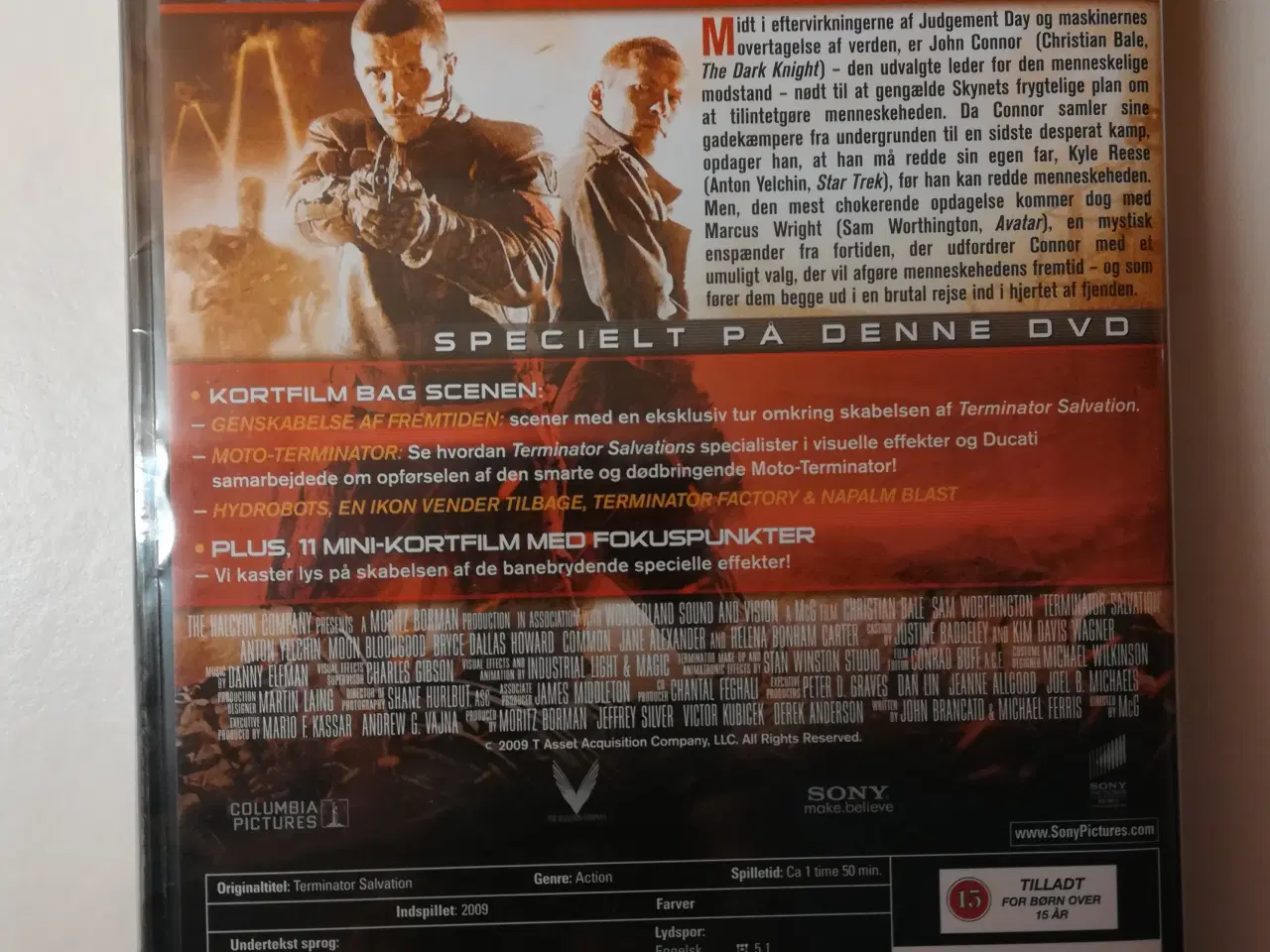 Billede 2 - TERMINATOR SALVATION - film fra 2009 - DVD