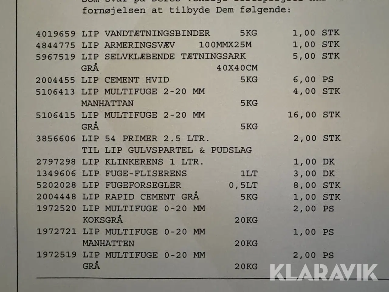 Billede 3 - Restparti fuge produkter LIP