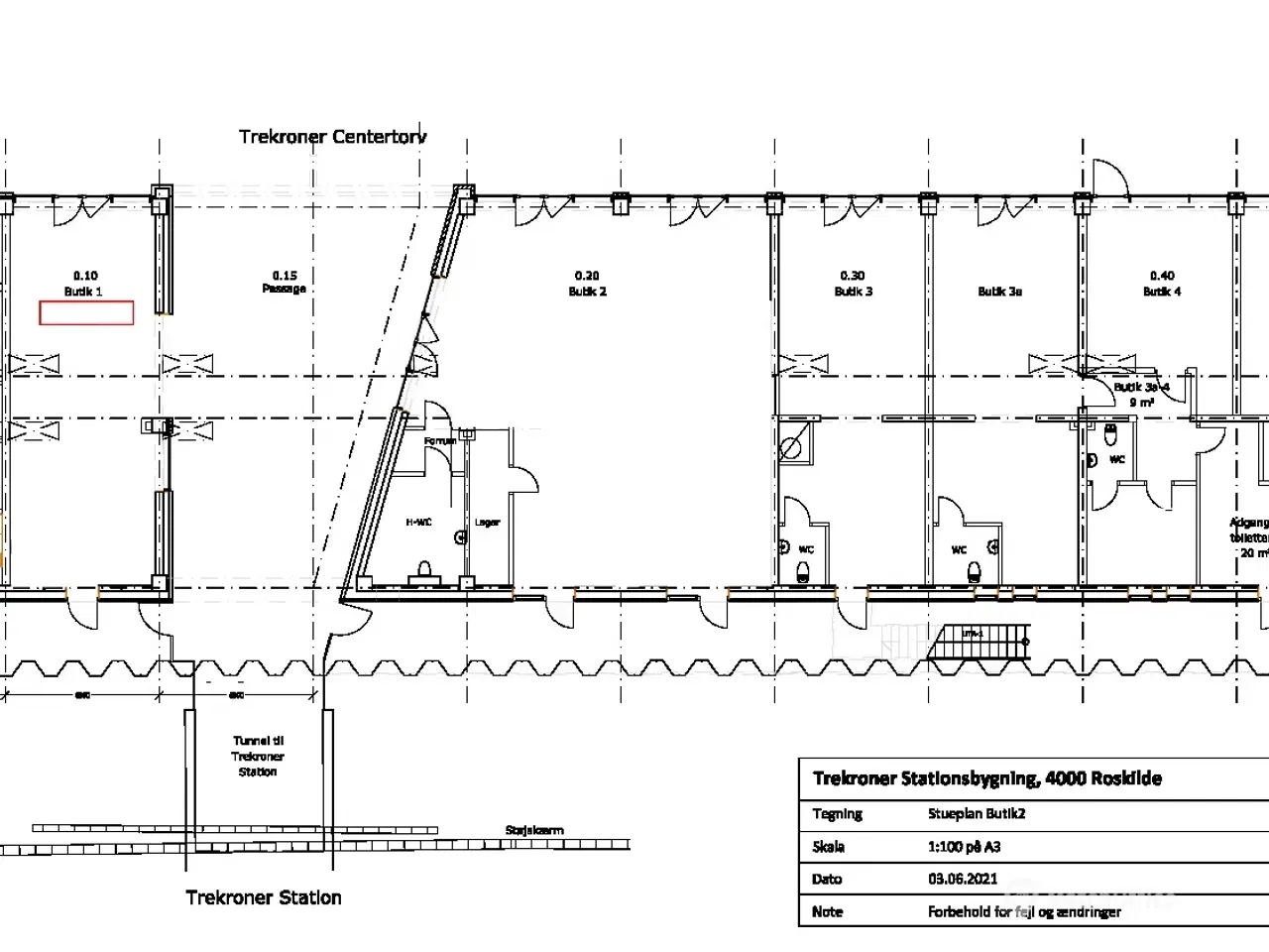 Billede 11 - Centralt beliggende butikslejemål ved Trekroner Station