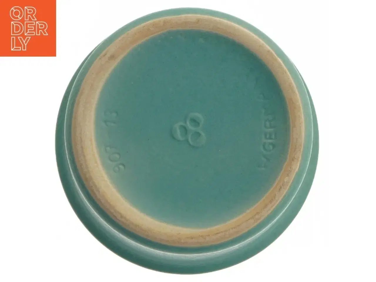 Billede 4 - W GermanyGrøn keramisk vase (str. 10 cm)