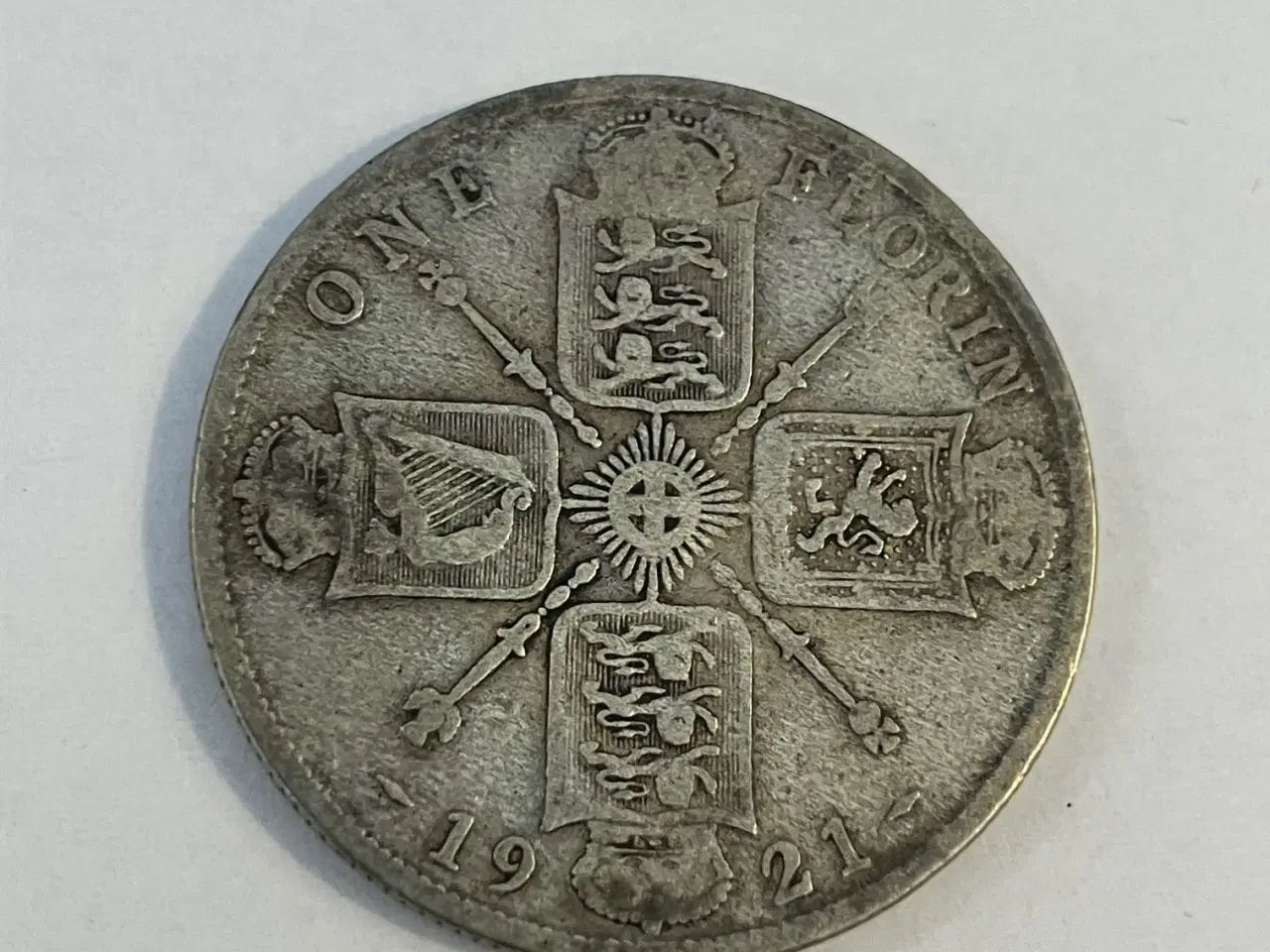 Billede 1 - One Florin England 1921