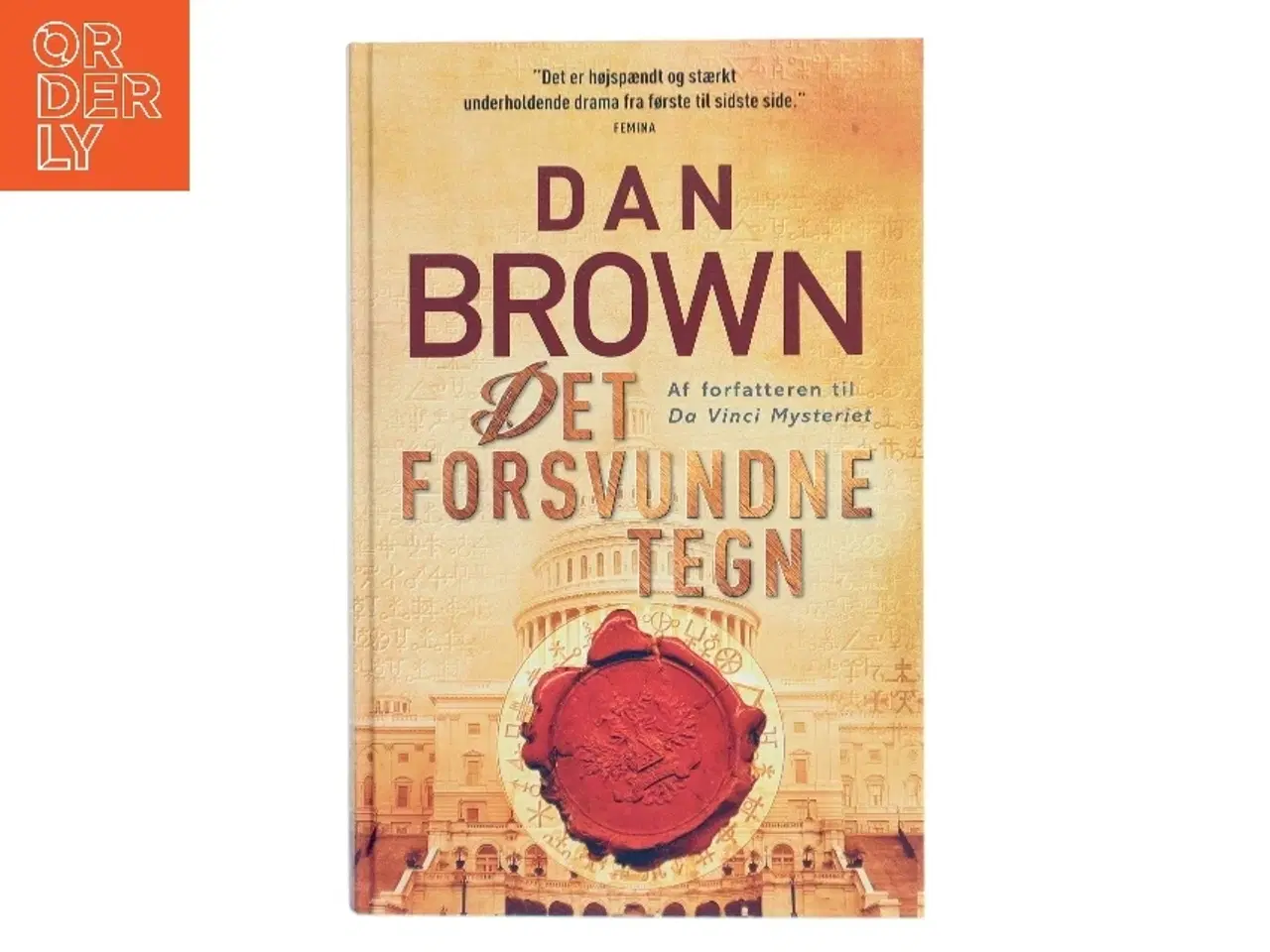 Billede 1 - Det forsvundne tegn af Dan Brown (Bog)