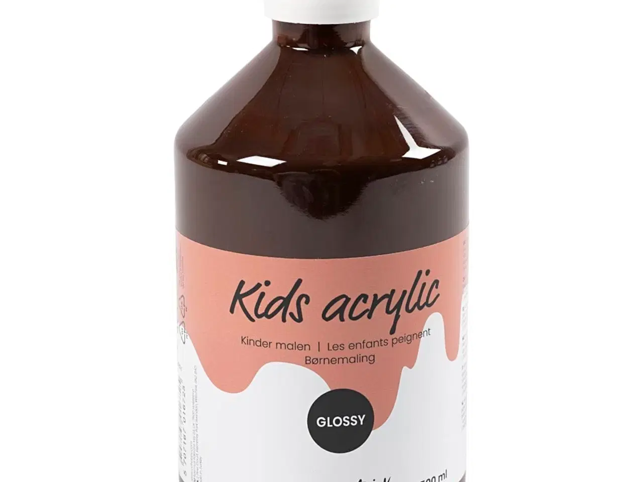 Billede 1 - Akrylmaling Blank Brun 500ml - Høj Kvalitet