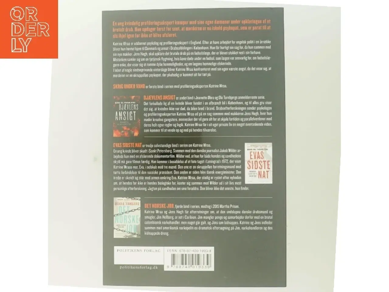 Billede 3 - Skrig under vand af Jeanette Øbro Gerlow (Bog)