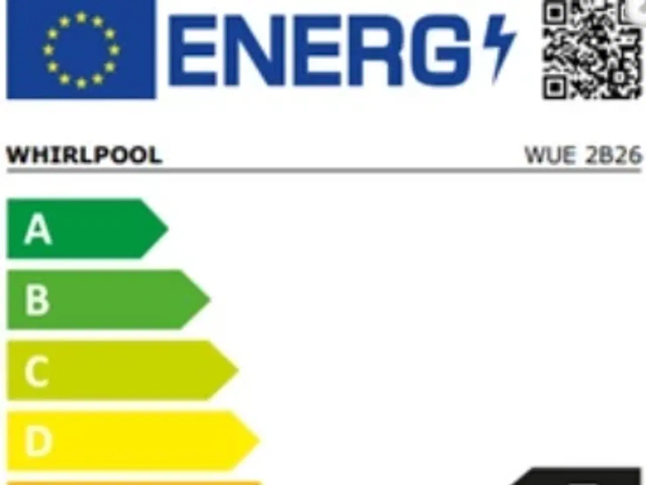 Billede 2 - Whirlpool WUE 2B26 Opvaskemaskine til indbygning