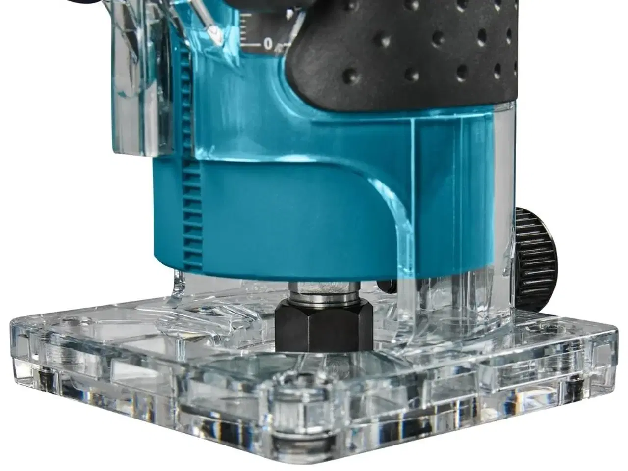 Billede 3 - Overfræser batteridrevet Makita DRT52Z – blå/sort