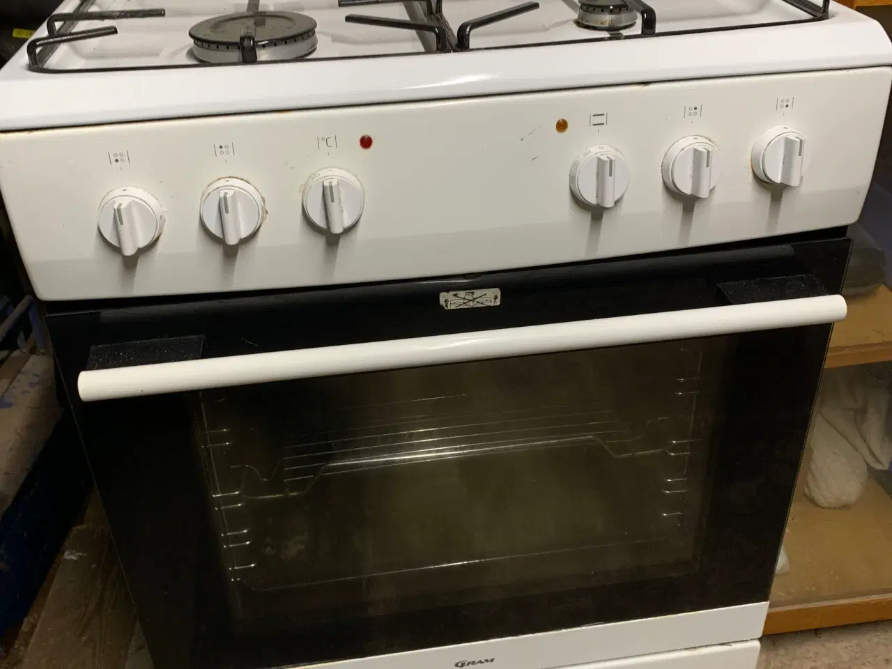 Billede 2 - Gram gaskomfur med el ovn