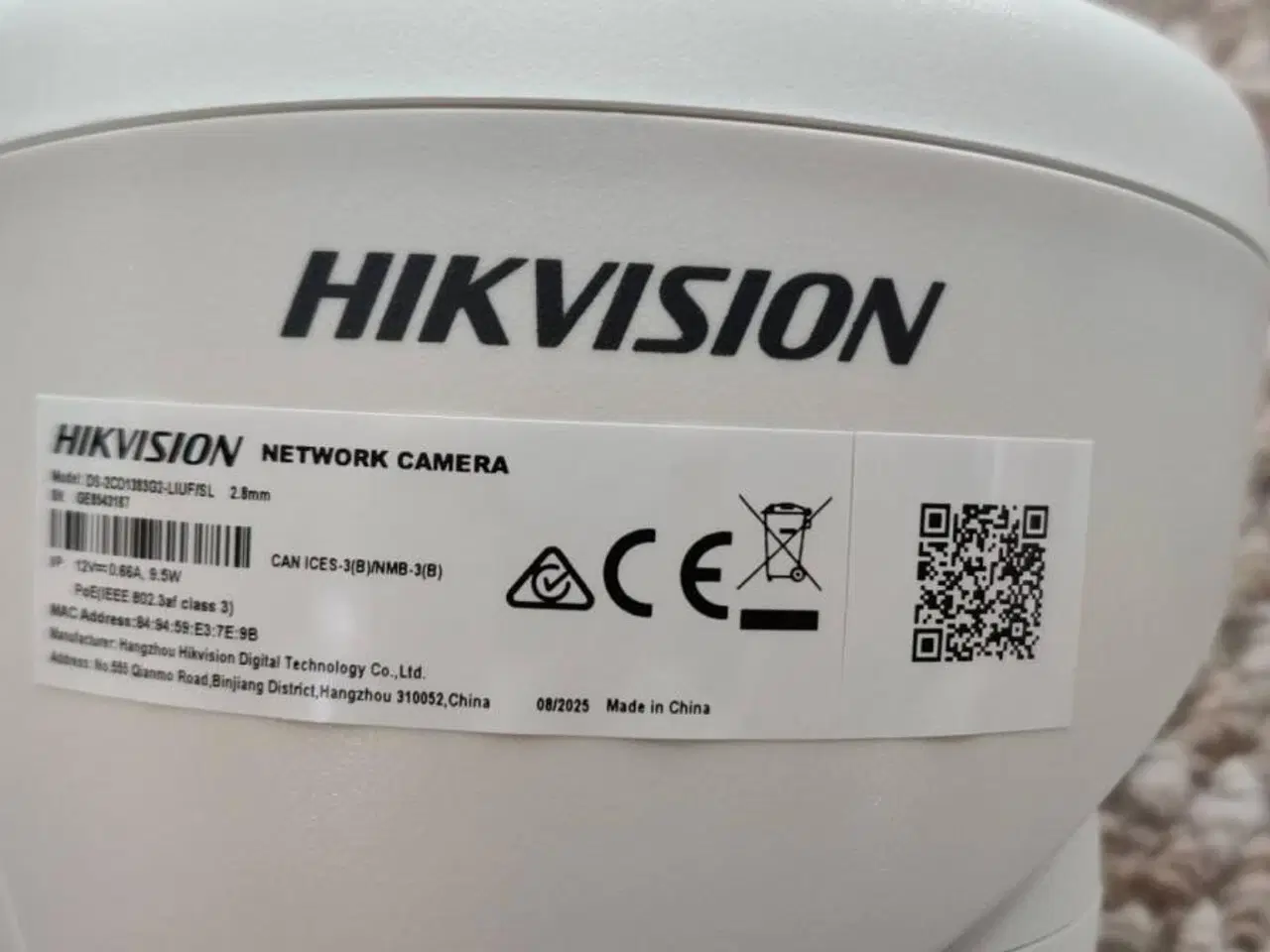 Billede 2 - 2 Stk Hikvision Turret DS-2CD1383G2-LIUF/SL 2.8mm