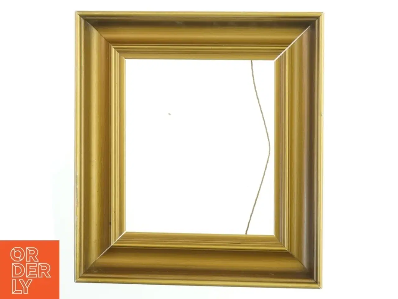 Billede 1 - Guldbilledramme (str. 37x34 cm)