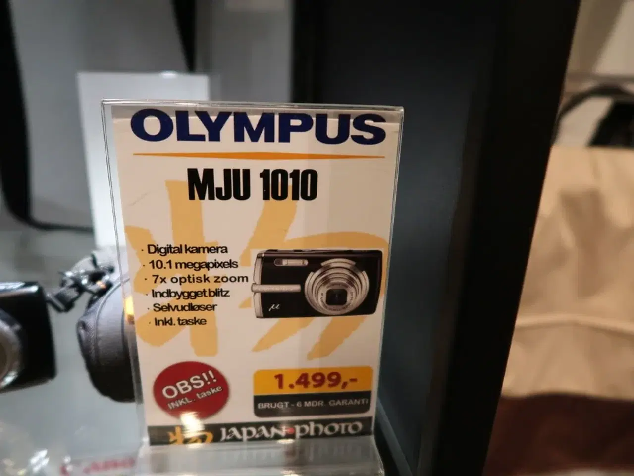 Billede 3 - Digital kamera OLYMPUS MJU 1010 med taske