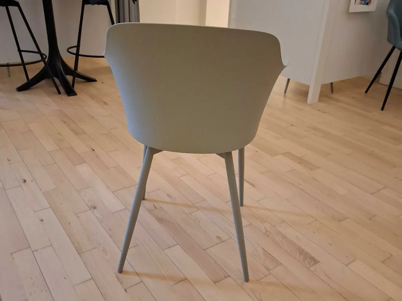 Billede 3 - 4 stk Sinnerup Bari spisebordsstole i lys grøn