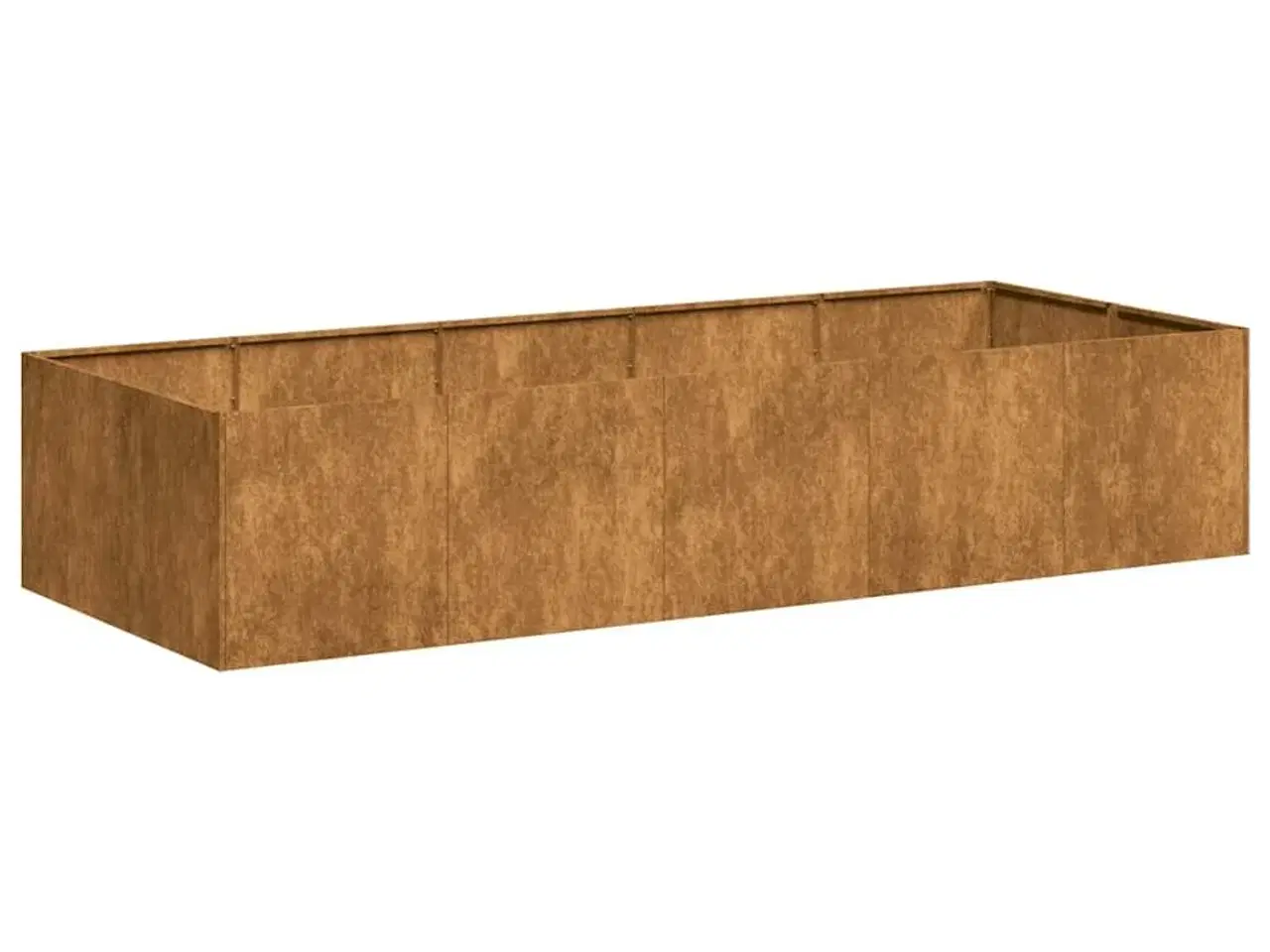Billede 2 - Plantekasse rustfarvet 200x80x40 cm forvitringsstål