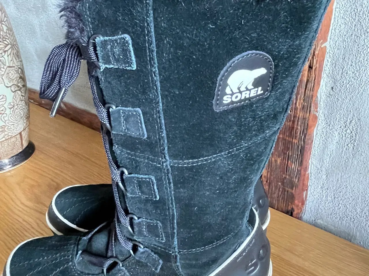 Billede 5 - Sorel vinterstøvler i sort, størrelse 39.5