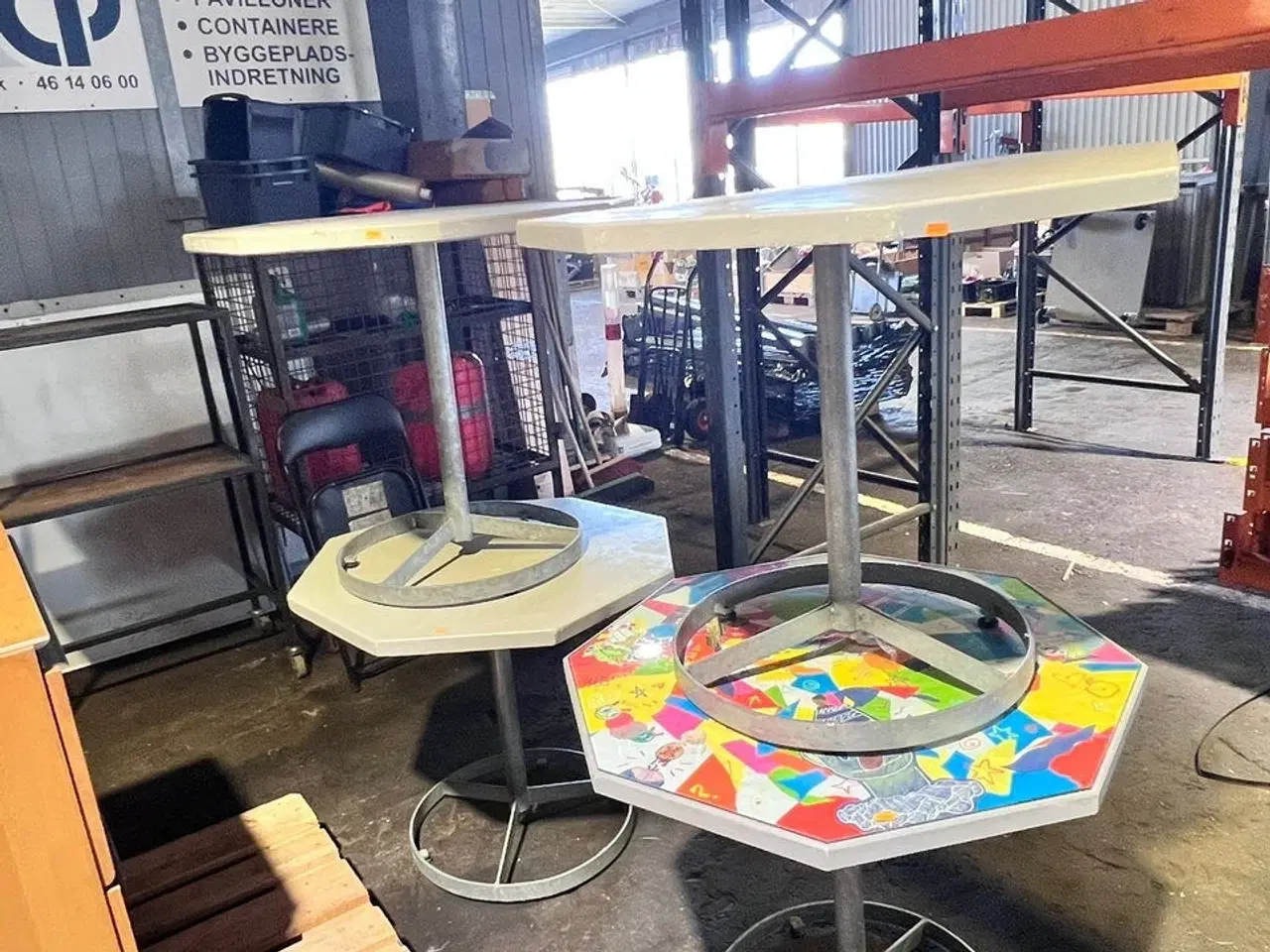 Billede 1 - 4 stk. cafeborde