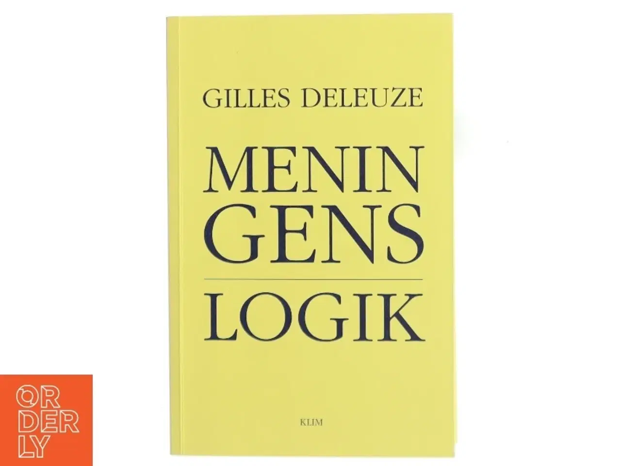 Billede 1 - Meningens Logik af Gilles Deleuze (Bog)