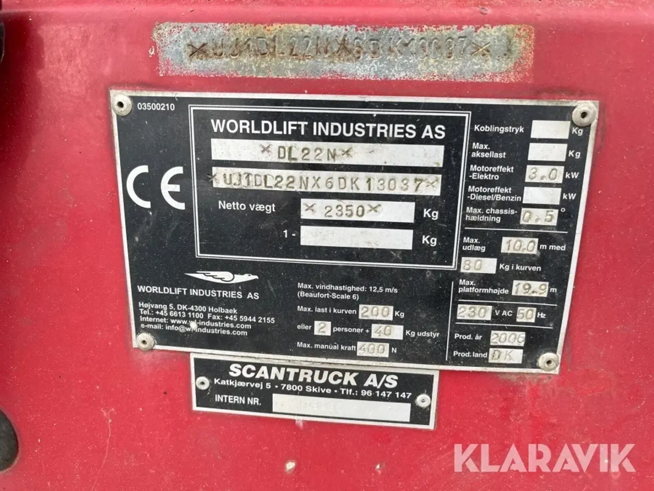 Billede 5 - Worldlift DL22N
