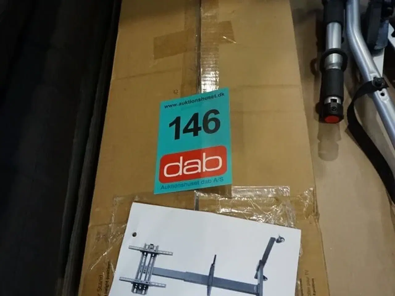 Billede 4 - Nedis TV Stander 32-55" med Hylde og Hjul (35kg) Sort