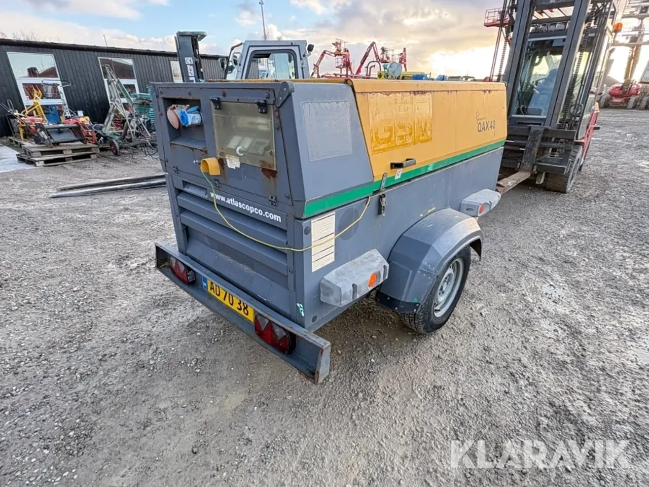 Billede 3 - Generator trailer Atlas copco QAX 40