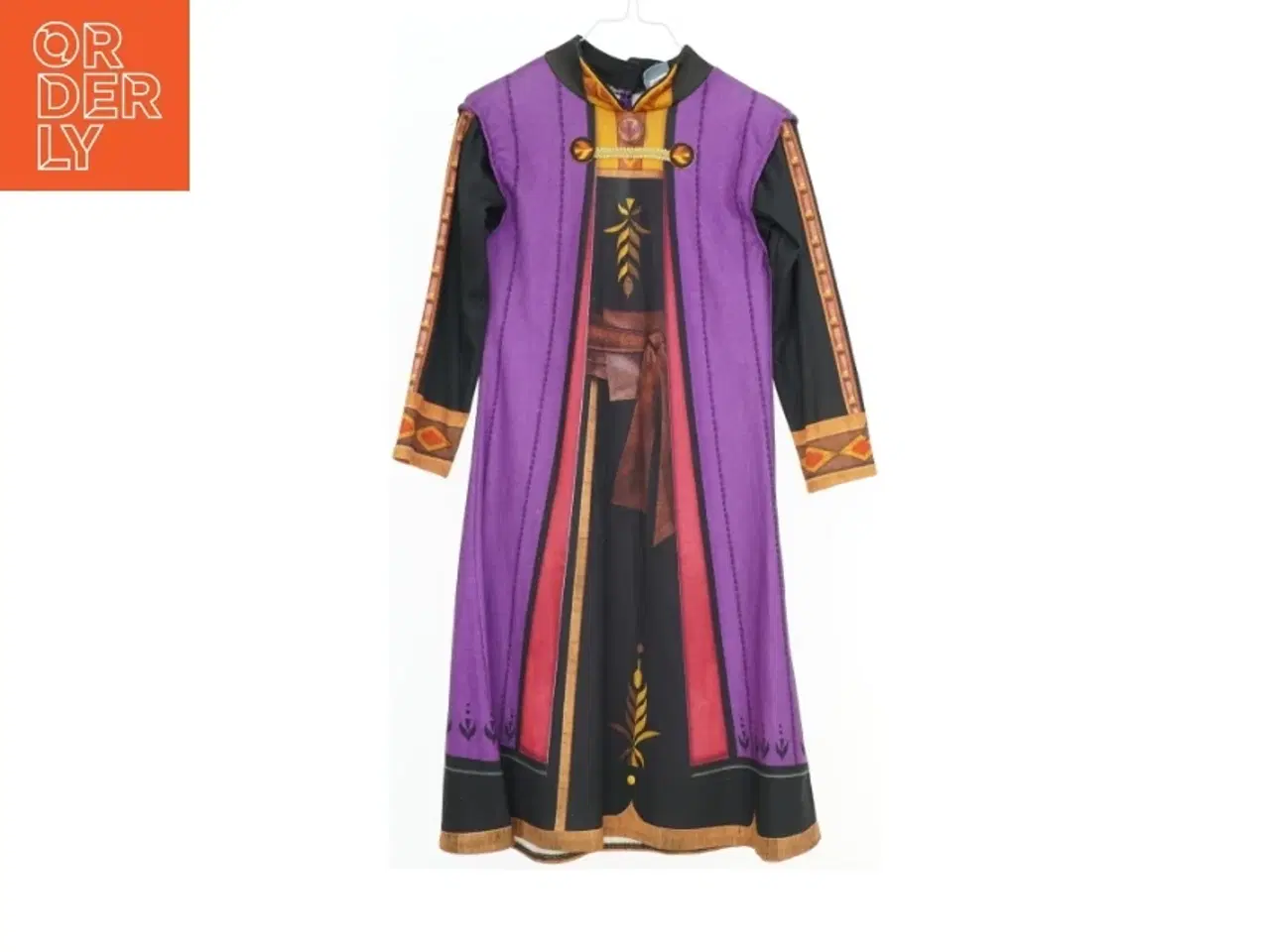 Billede 1 - Udklædningskjole med lilla tema fra Frozen (str. 110)