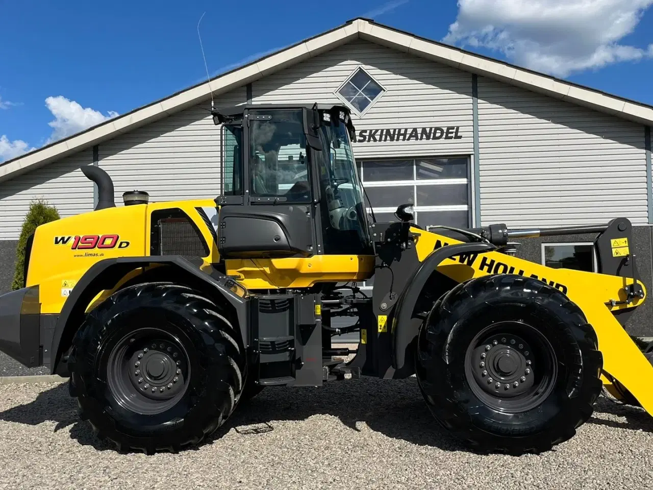 Billede 18 - New Holland W190D DK-Model. LONG REACH med de høje VF 710/65R30 hjulmontering