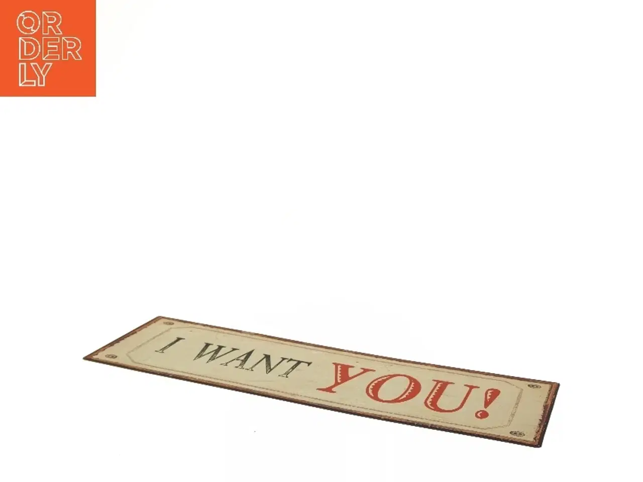 Billede 3 - I want you metal skilt (str. 51x15 cm)