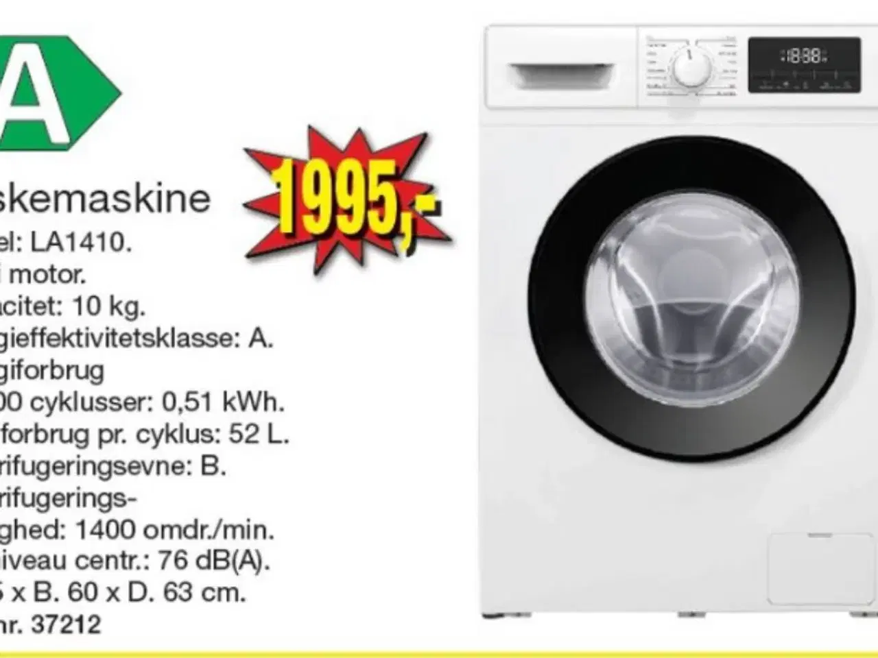 Billede 4 - Wasco 10kg - Som ny