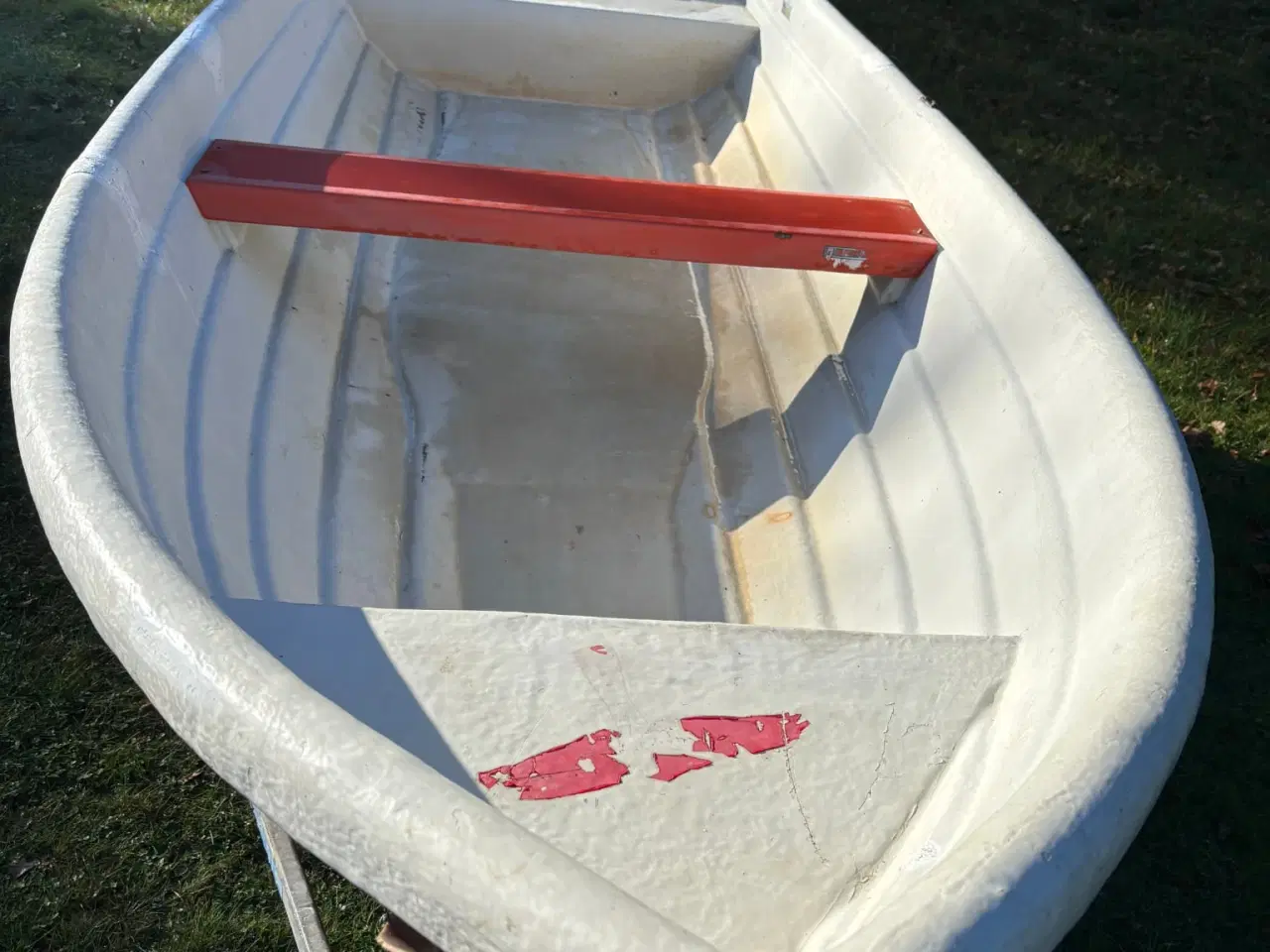 Billede 1 - 13 fods jolle med trailer og Honda motor