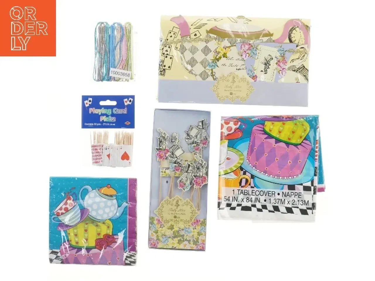 Billede 1 - Alice i Eventyrland festartikler