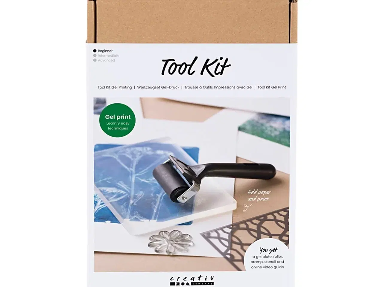 Billede 1 - Tool Kit Gel Print, 1 pk.