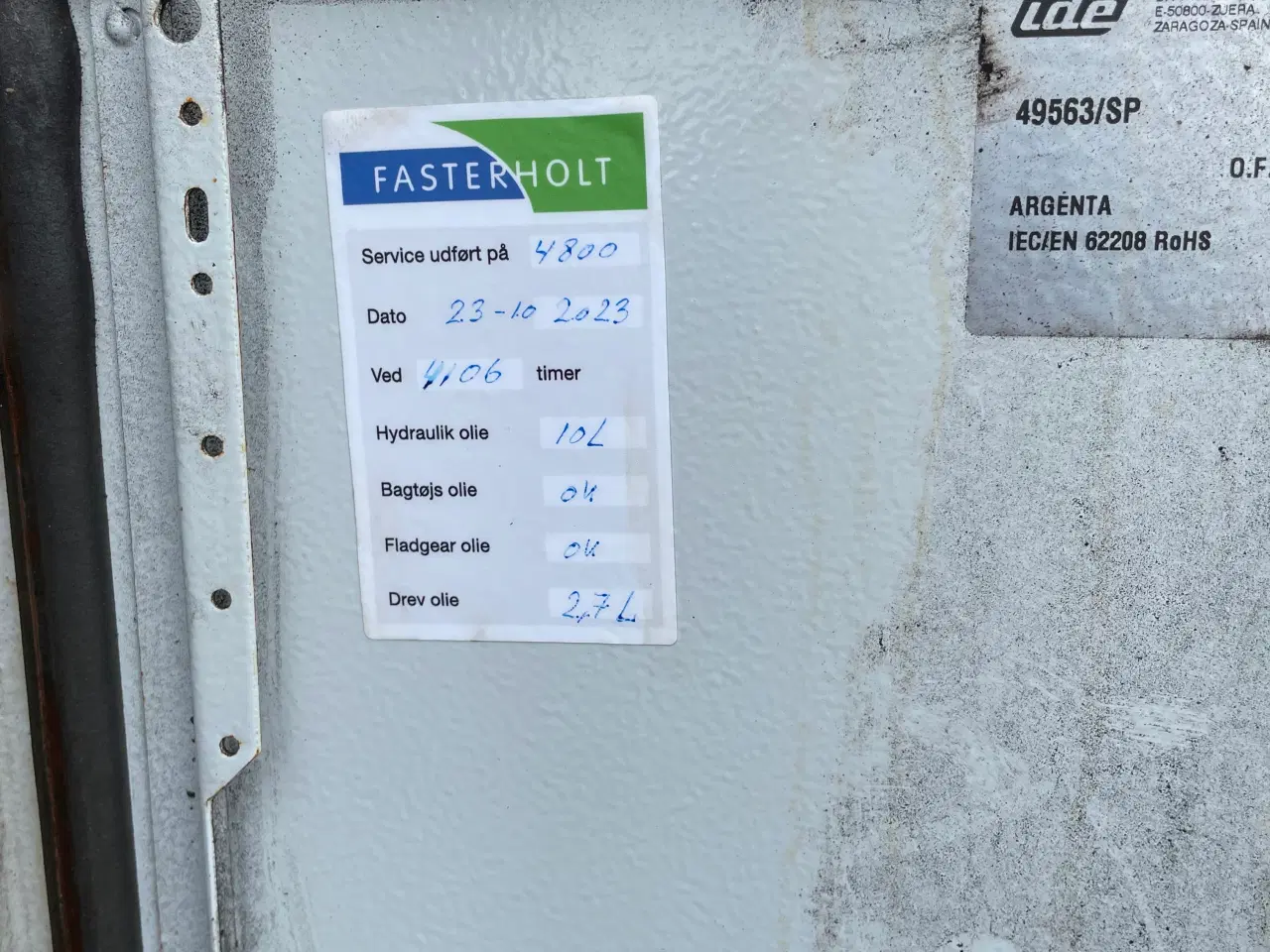 Billede 4 - Fasterholt 4800 Hydro 