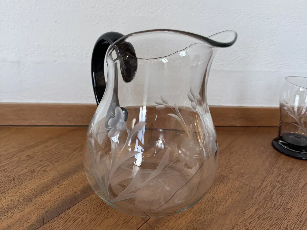 Billede 3 - Holmegaard kande og 7 glas