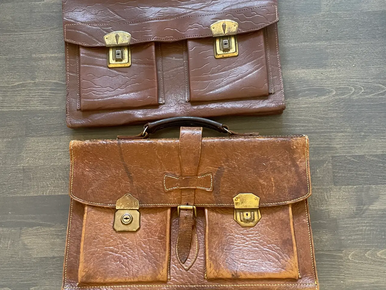 Billede 3 - Gammel taske mappe skoletaske 50”