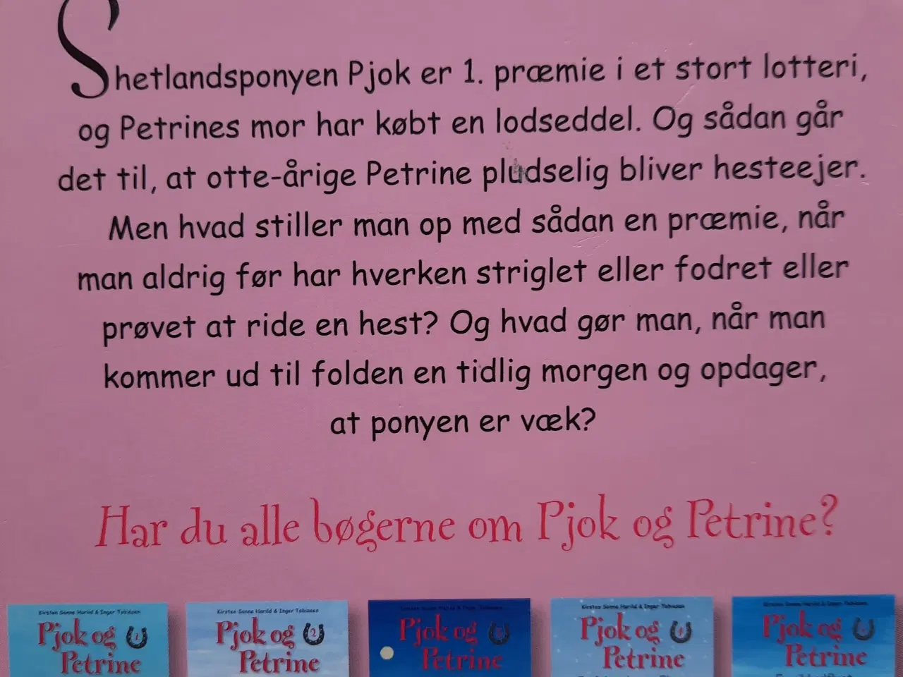 Billede 2 - Hestebøger Pjok og Petrine 