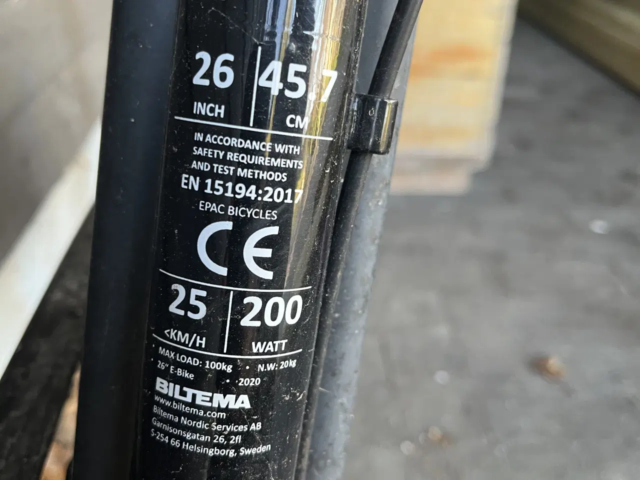 Billede 2 - El cykel sælges