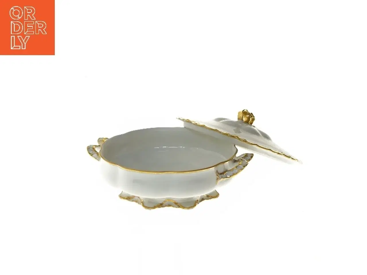 Billede 5 - porcelæns skål med låg fra Haviland (str. Ø 21x8 cm)