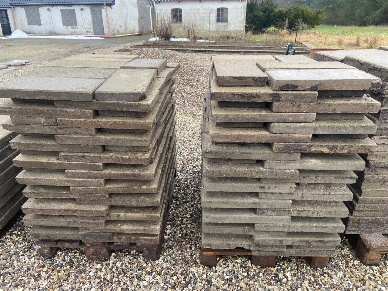 Billede 1 - Betonfliser 25x50x5 cm - ca. 290 stk.