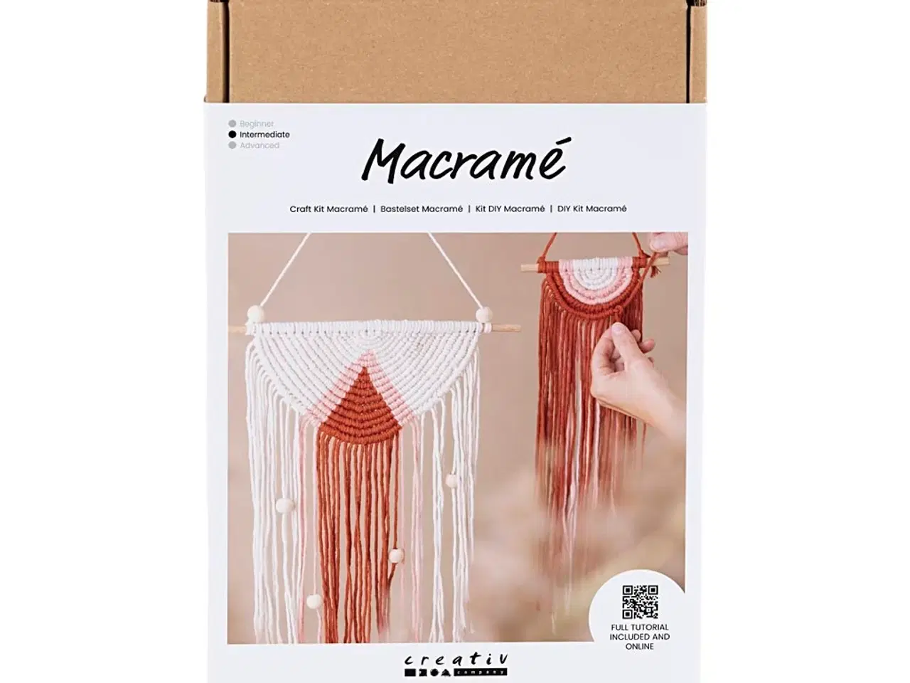 Billede 1 - DIY Macramé Kit til Unik Vægdekoration