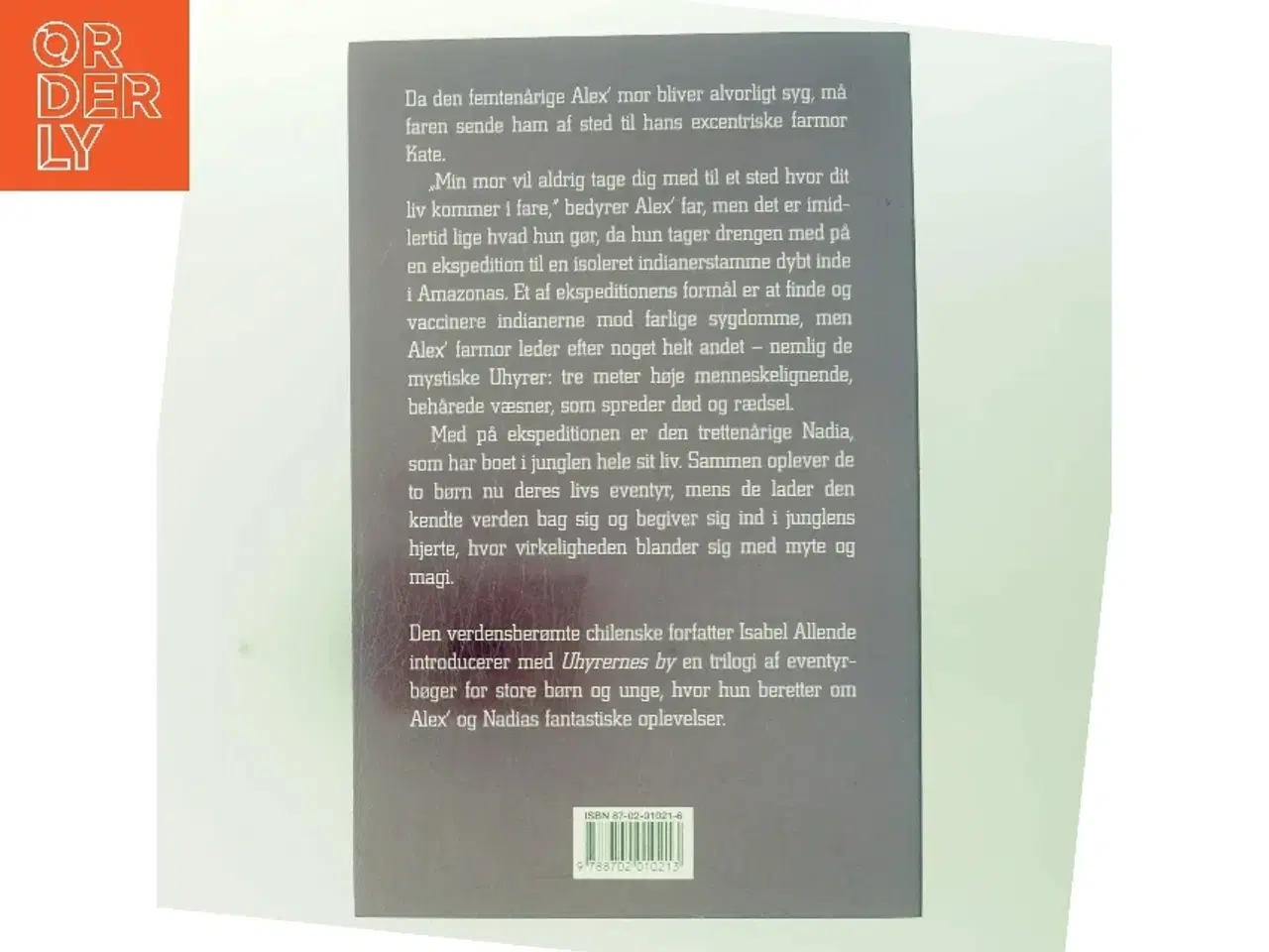 Billede 3 - Uhyrernes by af Isabel Allende (Bog)