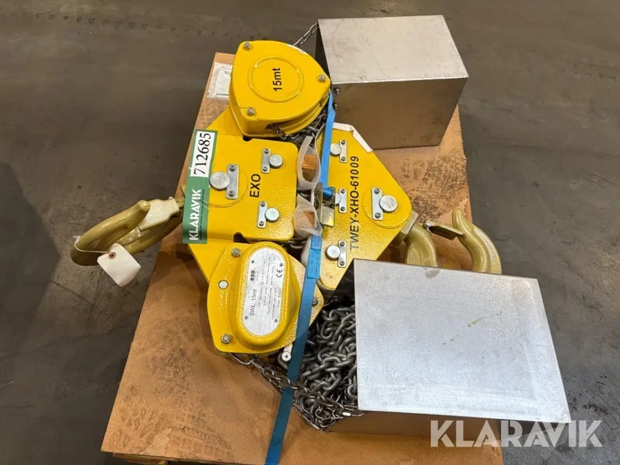 Billede 2 - Dobbelt løftetalje Exo 15 tons