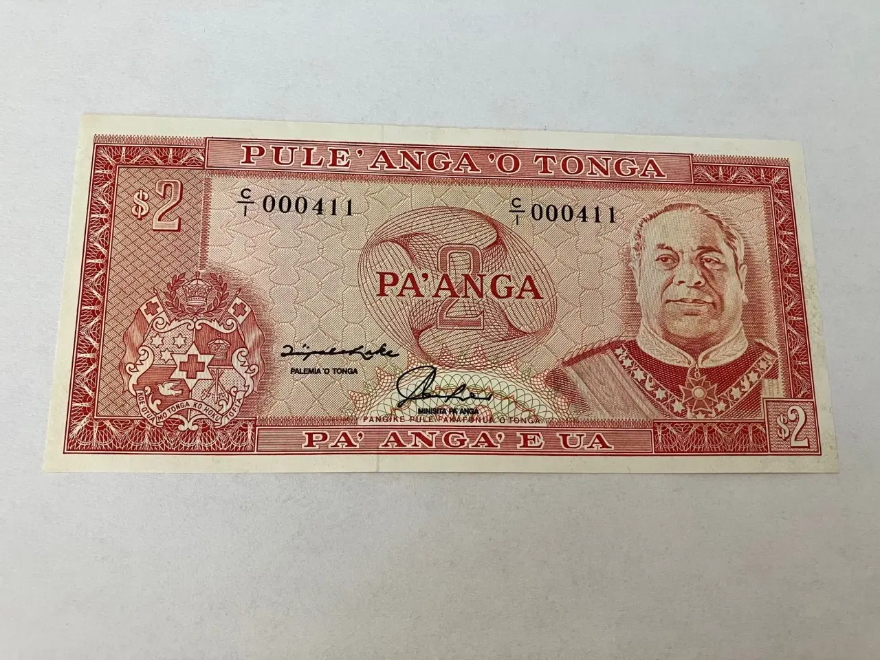 Billede 1 - 2 Pa'anga Tonga (Series 1973-1989)