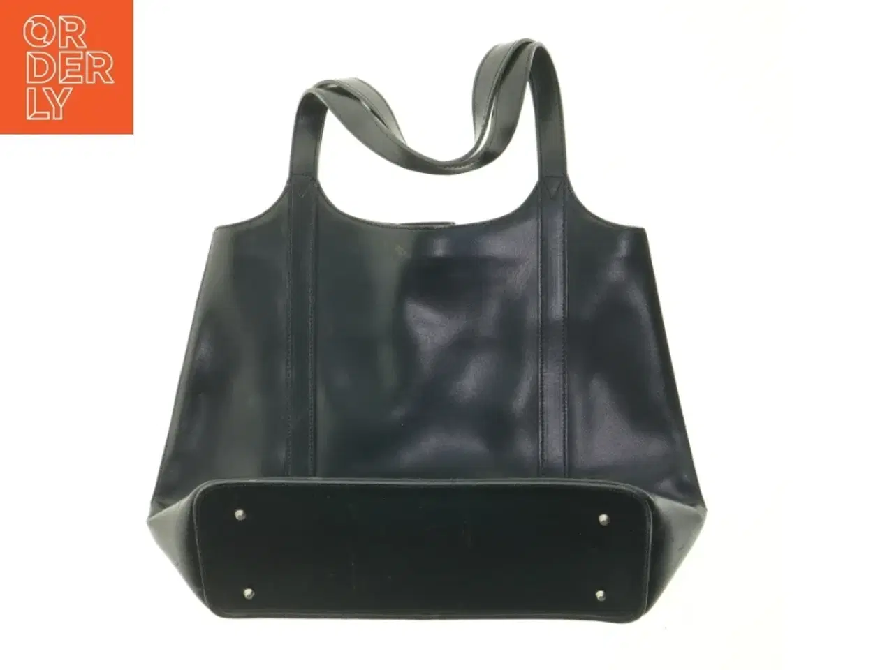 Billede 2 - Sort skuldertaske fra Sequot (str. 40x27 cm)
