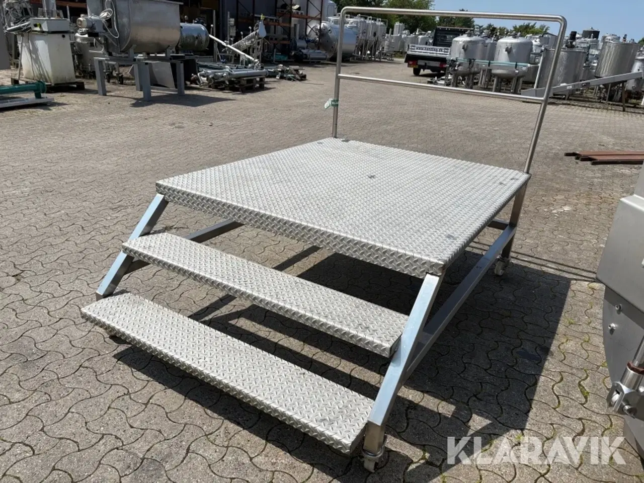 Billede 1 - Trappe ( platform ) på hjul