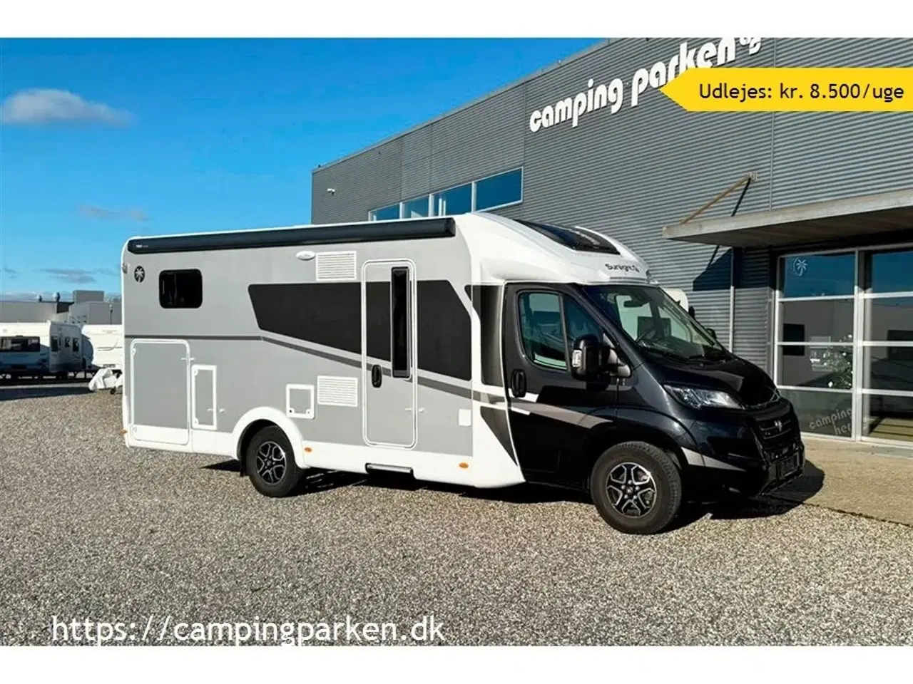 Billede 1 - 2024 - SunLight T 68 Adv. Edi. - Aut. gear   Udlejes: Ny autocamper med enkeltsenge, hæve/sænkeseng og automatgear