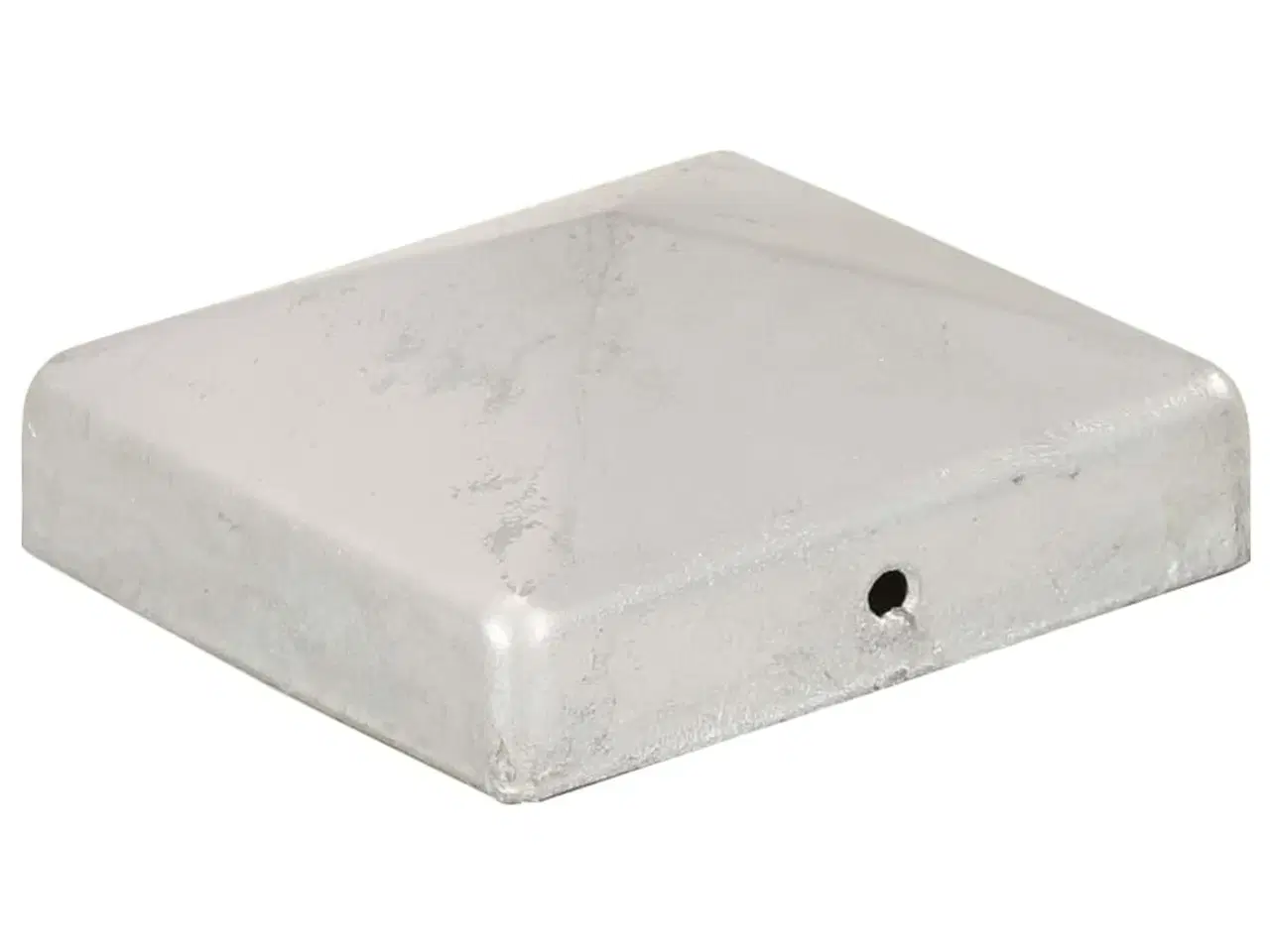 Billede 3 - Pyramideformede stolpehætter 6 stk. 81x81 mm galvaniseret metal