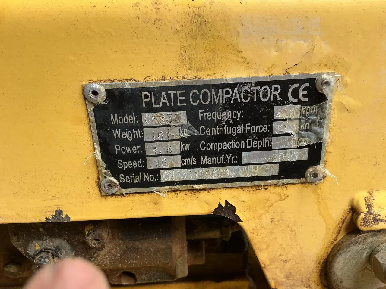 Billede 5 - Pladevibrator 161 kg