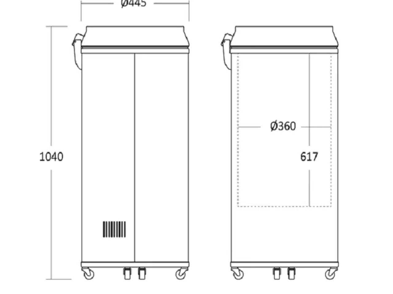 Billede 4 - Tøndekøler 63 Liter – CC66BBCAN
