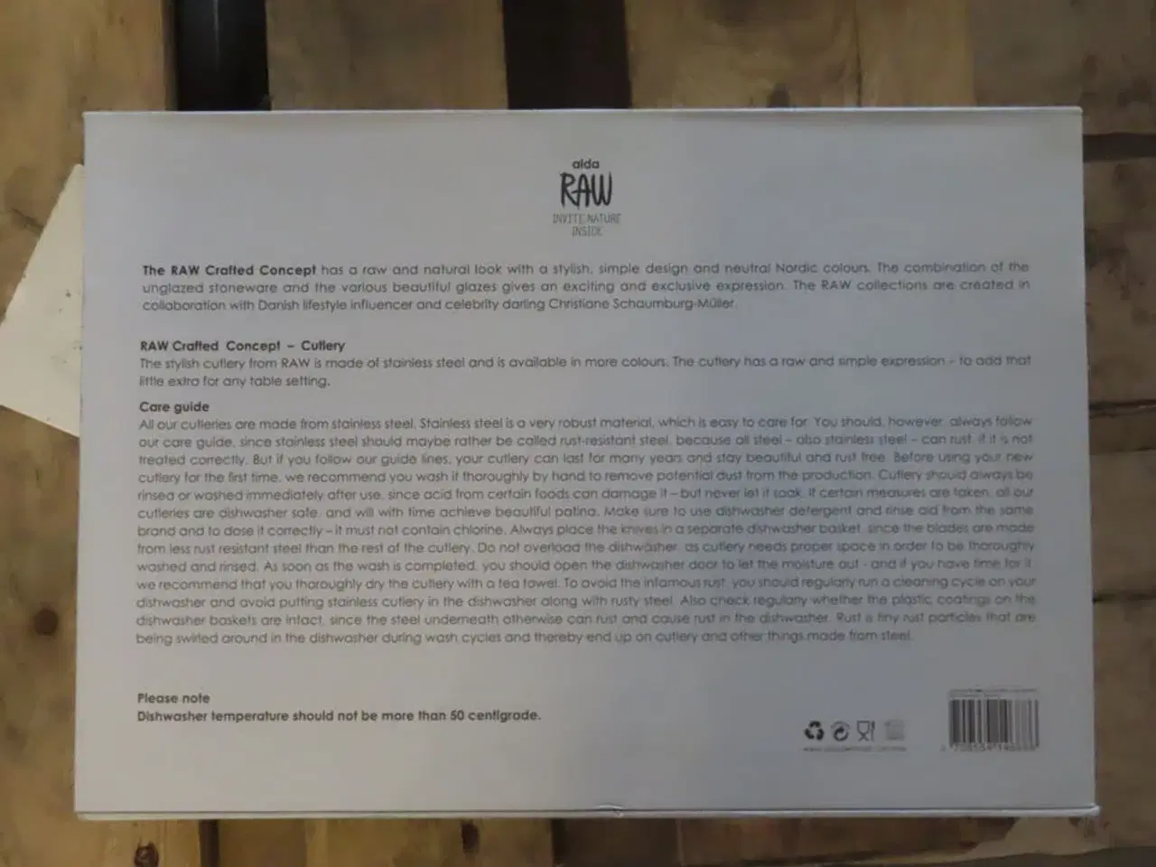 Billede 2 - Bestiksæt AIDA RAW