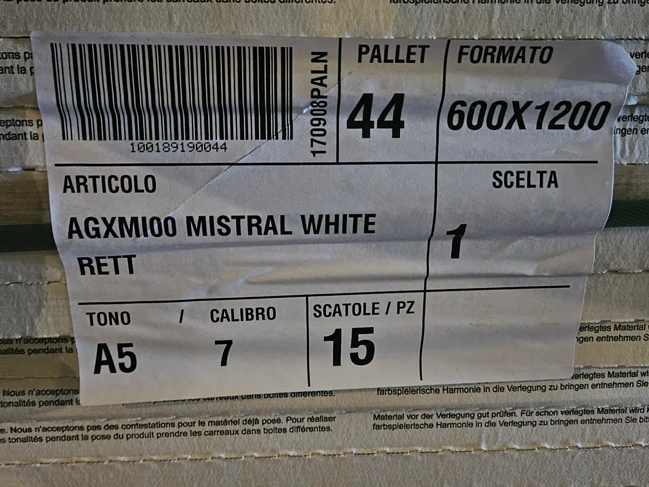 Billede 6 - Gulv- og vægklinke Hvid 600x1200 mm