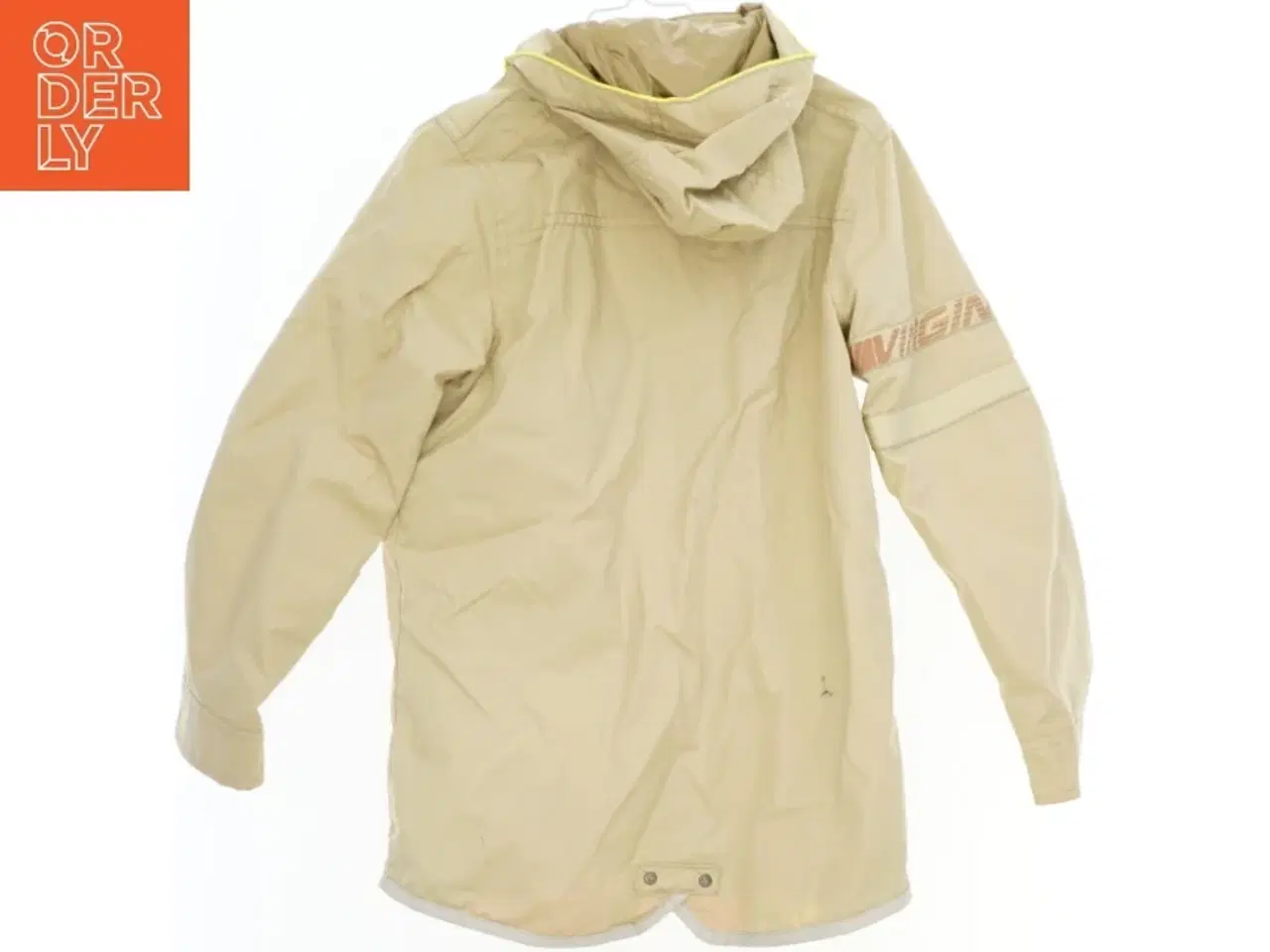 Billede 2 - Beige vinterjakke med hætte fra Vingino (str. 128)
